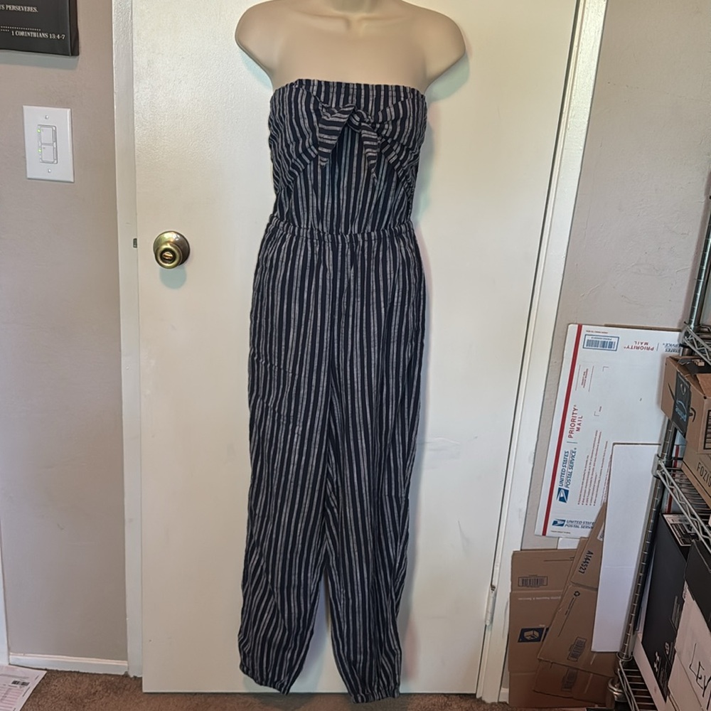 aerie strapless jumpsuit